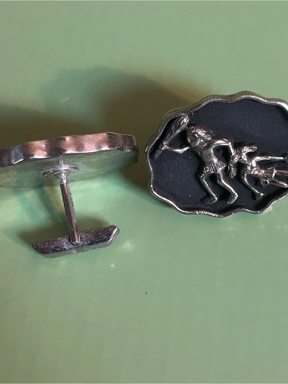Swank Caveman Neanderthal CuffLinks
